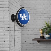 Kentucky Wildcats: Original Oval Illuminated Rotating Wall Sign, FNB-NCKWLD-125-01A