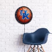 Kentucky Wildcats: Basketball - Round Slimline Lighted Wall Sign, NCKWLD-130-11