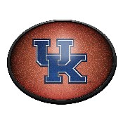 Kentucky Wildcats: Pigskin - Oval Slimline Lighted Wall Sign, NCKWLD-140-21