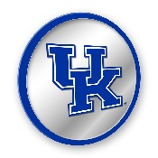 Kentucky Wildcats: Modern Disc Mirrored Wall Sign, NCKWLD-235-01