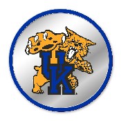 Kentucky Wildcats: Mascot - Modern Disc Mirrored Wall Sign, NCKWLD-235-02