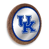 Kentucky Wildcats: "Faux" Barrel Top Mirrored Wall Sign, NCKWLD-245-01