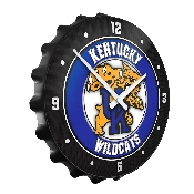 Kentucky Wildcats: Mascot - Bottle Cap Wall Clock, FNB-NCKWLD-540-02A
