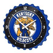 Kentucky Wildcats: Mascot - Bottle Cap Wall Clock, FNB-NCKWLD-540-02A