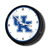 Kentucky Wildcats: Retro Lighted Wall Clock, NCKWLD-550-01