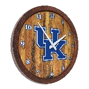 Kentucky Wildcats: Faux Barrel Top Wall Clock, NCKWLD-560-01