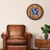 Kentucky Wildcats: Faux Barrel Top Wall Clock, NCKWLD-560-01