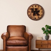 Kentucky Wildcats: Branded "Faux" Barrel Top Wall Clock, NCKWLD-560-02