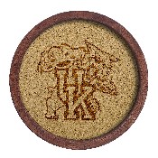 Kentucky Wildcats: Mascot - "Faux" Barrel Framed Cork Board, FNB-NCKWLD-632-02A