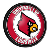 Louisville Cardinals: Round Slimline Lighted Wall Sign, NCLOUS-130-01