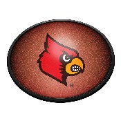 Louisville Cardinals: Pigskin - Oval Slimline Lighted Wall Sign, NCLOUS-140-21