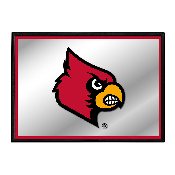 Louisville Cardinals: Framed Mirrored Wall Sign, NCLOUS-265-01