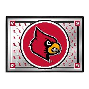 Louisville Cardinals: Team Spirit - Framed Mirrored Wall Sign, FNB-NCLOUS-265-02A