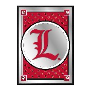 Louisville Cardinals: Team Spirit, L - Framed Mirrored Wall Sign, NCLOUS-275-02