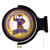 LSU Tigers Rotating Illuminated Team Spirit Wall Sign-Round, FNB-NCLSUT-115