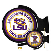 LSU Tigers: Original Round Double-Sided Rotating Lighted Wall Sign, NCLSUT-115-03