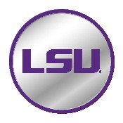 LSU Tigers: Modern Disc Mirrored Wall Sign, FNB-NCLSUT-235-01A