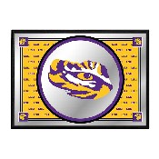 LSU Tigers: Team Spirit, Tiger Eye - Framed Mirrored Wall Sign, NCLSUT-265-04