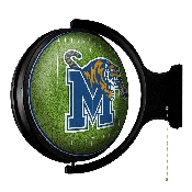 Memphis Tigers: On the 50 - Original Round Rotating Lighted Wall Sign, NCMEMP-115-22