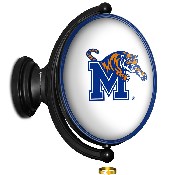 Memphis Tigers: Original Oval Rotating Lighted Wall Sign