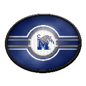Memphis Tigers: Oval Slimline Lighted Wall Sign, NCMEMP-140-01