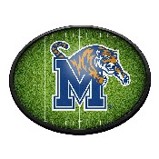 Memphis Tigers: On the 50 - Oval Slimline Lighted Wall Sign, NCMEMP-140-22
