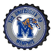 Memphis Tigers: Bottle Cap Wall Sign, NCMEMP-210-01A