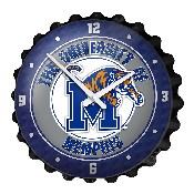 Memphis Tigers: Bottle Cap Wall Clock, NCMEMP-540-01