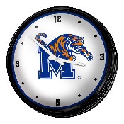 Memphis Tigers: Retro Lighted Wall Clock, NCMEMP-550-01