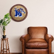 Memphis Tigers: "Faux" Barrel Framed Cork Board, FNB-NCMEMP-632-01A