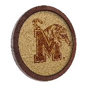 Memphis Tigers: "Faux" Barrel Framed Cork Board, FNB-NCMEMP-632-01A
