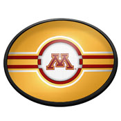 Minnesota Golden Gophers: Oval Slimline Lighted Wall Signs, FNB-NCMINN-140-01A