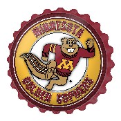 Minnesota Golden Gophers: Goldy - Bottle Cap Wall Sign