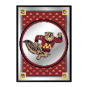 Minnesota Golden Gophers: TEam Spirit, Mascot - Framed Mirrored Wall Sign, NCMINN-275-02