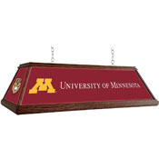 Minnesota Golden Gophers: Premium Wood Pool Table Light