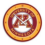 Minnesota Golden Gophers: Modern Disc Wall Clock, NCMINN-510-01