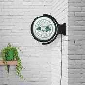 MSU - Michigan State Spartans Rotating Illuminated Team Spirit Wall Sign-Round, FNB-NCMIST-115