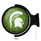 Michigan State Spartans: On the 50 - Rotating Lighted Wall Sign, NCMIST-115-22