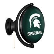 MSU - Michigan State Spartans Rotating LED Team Spirit Wall Sign, FNB-NCMIST-125