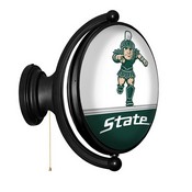 MSU - Michigan State Spartans Rotating LED Team Spirit Wall Sign, FNB-NCMIST-125
