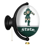 MSU - Michigan State Spartans Rotating LED Team Spirit Wall Sign, FNB-NCMIST-125