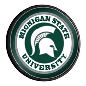 MSU - Michigan State Spartans Slimline Illuminated Team Spirit Wall Sign-Round, FNB-NCMIST-130