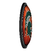 Michigan State Spartans: Basketball - Round Slimline Lighted Wall Sign, NCMIST-130-11