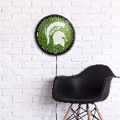 Michigan State Spartans: On the 50 - Slimline Lighted Wall Sign, NCMIST-130-22