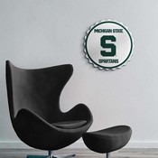 MSU - Michigan State Spartans Team Spirit Bottle Cap Wall Sign FNB-NCMIST-210