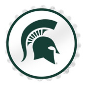 Michigan State Spartans: Helmet - Bottle Cap Wall Light, NCMIST-215-01