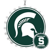 MSU - Michigan State Spartans Team Spirit Bottle Cap Dangler, FNB-NCMIST-220