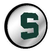 Michigan State Spartans: Modern Disc Mirrored Wall Sign, NCMIST-235-02