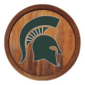 MSU - Michigan State Spartans 20" Barrel Team Logo Wall Sign, FNB-NCMIST-240
