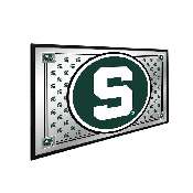 Michigan State Spartans: Team Spirit - Framed Mirrored Wall Sign, FNB-NCMIST-265-02A